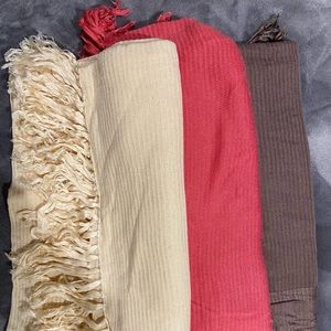 Nordstrom. Set of 3 shawl. Purchased separately. Selling as bundle.